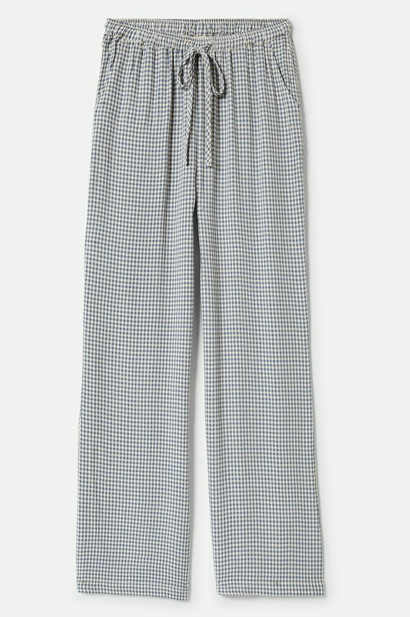 Hudson Lounge Pant - Azure Blue Gingham - Image 2